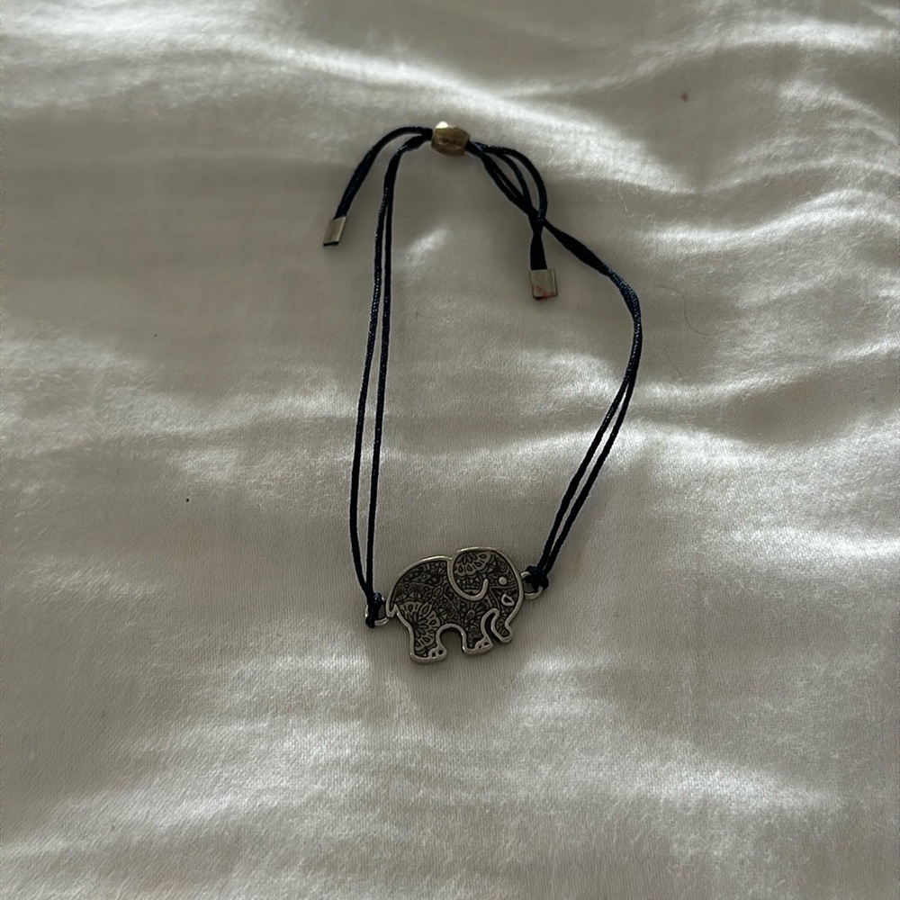 navy ivory ella bracelet